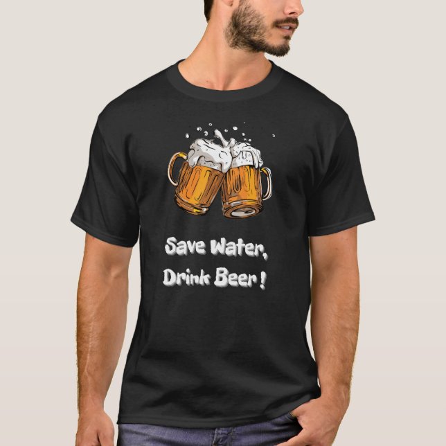 Camiseta Salve Água, Beba Cerveja! (Frente)