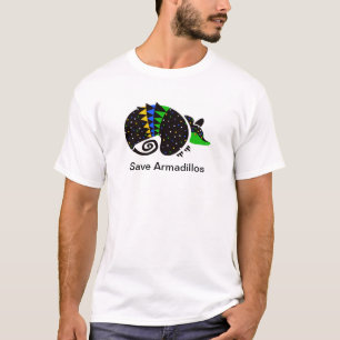 Camiseta Salve ARMADILLOS - Animal ameaçado - Brasil