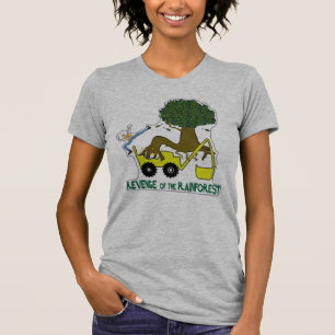 Camiseta Salve árvores de plantas da floresta tropical Terr