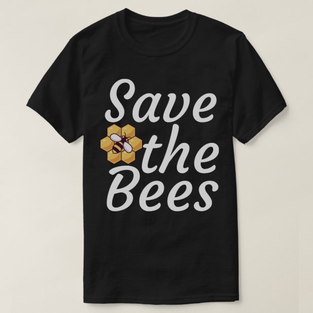 Camiseta Salve as abelhas 2 (Frente do Design)