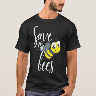 Camiseta Salve As Abelhas Do Planeta Sobre A Terra.