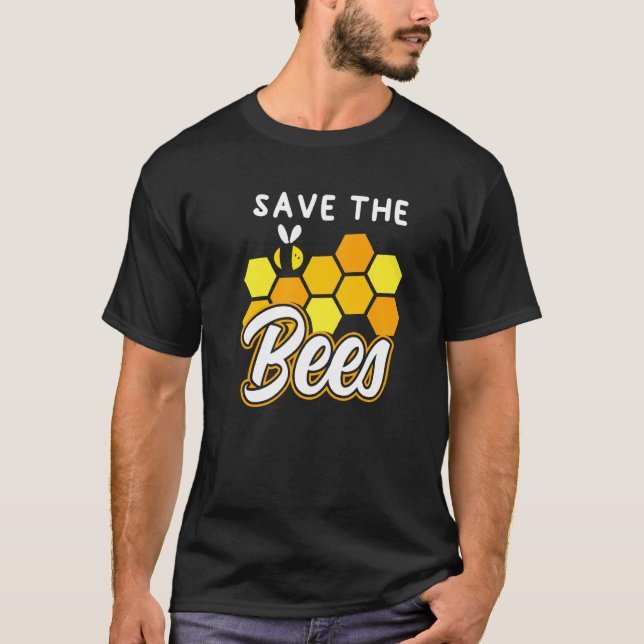 Camiseta Salve As Abelhas Mel Abelhas (Frente)
