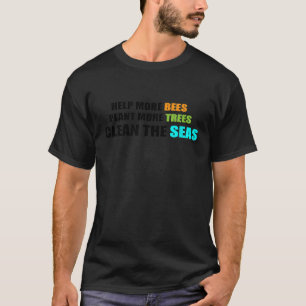 Camiseta Salve As Abelhas Plante Essas Abelhas Natureza Mei