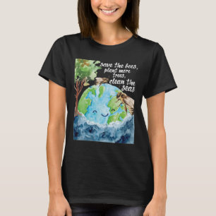 Camiseta Salve As Abelhas - Proteção Ambiental Dia Da Terra