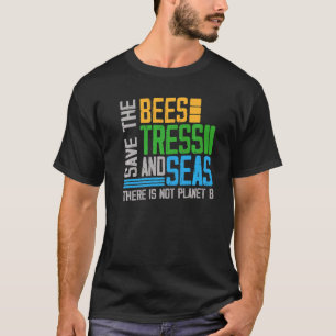 Camiseta Salve As Árvores De Abelhas E Vê A Ponta Ambiental