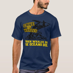 Camiseta Salve as baleias