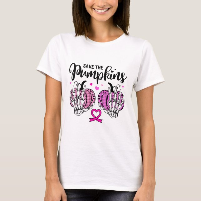 Camiseta Salve As Bombas Com Mãos De Esqueleto (Frente)