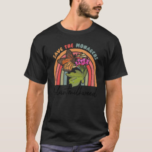 Camiseta Salve as Monarcas Plante Mais Flor de Leite Flor R