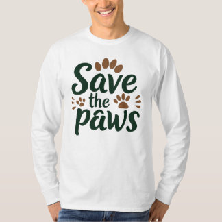 Camiseta Salve As Patas Resgate De Animais Amante De Animai