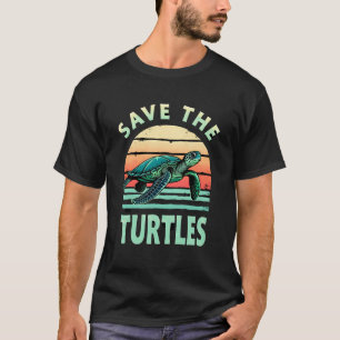 Camiseta Salve As Tartarugas Amante De Animais De Estimação