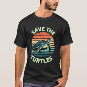 Camiseta Salve As Tartarugas Amante De Tartaruga Animal De