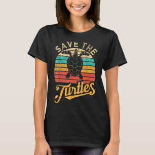 Camiseta Salve As Tartarugas Direitos Dos Animais, Tartarug