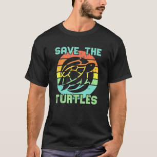 Camiseta Salve As Tartarugas Dos Direitos Dos Animais