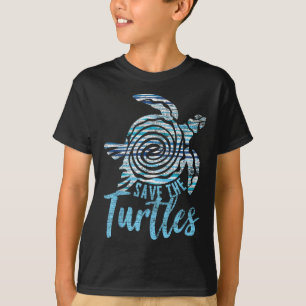 Camiseta Salve As Tartarugas Vintage Dia Da Terra