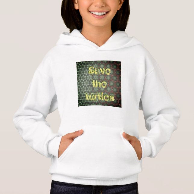 Camiseta Salve As Turtle Girls Hoodie (Frente)