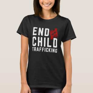 Camiseta Salve Crianças Acabam Com O Tráfico De Crianças Pa