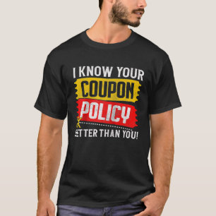 Camiseta Salve de casal Eu conheço sua política de cupom me