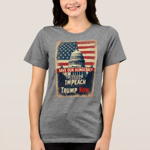 Camiseta Salve Democracia Impeach Trump