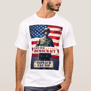 Camiseta Salve Democracia Impeach Trump