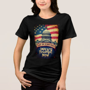Camiseta Salve Democracia Impeach Trump