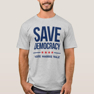 Camiseta SALVE DEMOCRACIA - Vote Harris Walz