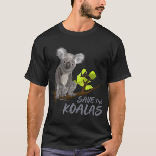 Camiseta Salve Koalas - Amante de os animais - Urso Koala