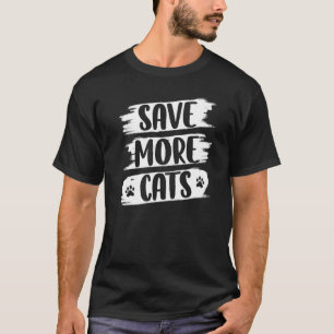 Camiseta Salve Mais Gatinhos Gatinho Engraçado Pet Animal A
