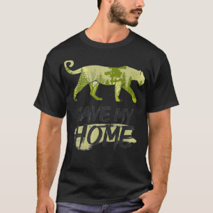 Camiseta Salve minha casa ameaçada pela proteção climática