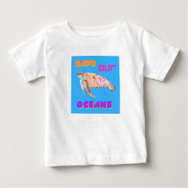 Camiseta Salve nossa tartaruga oceânica