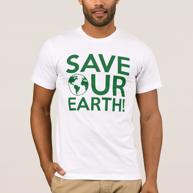 Camiseta Salve nossa Terra (Frente)