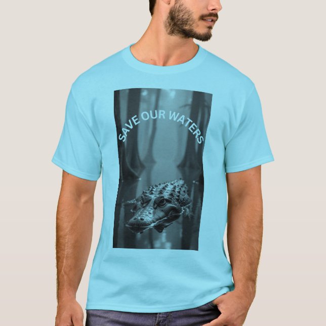 Camiseta Salve nossas águas (Frente)