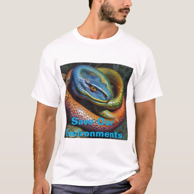 Camiseta Salve nosso ambiente (Frente)