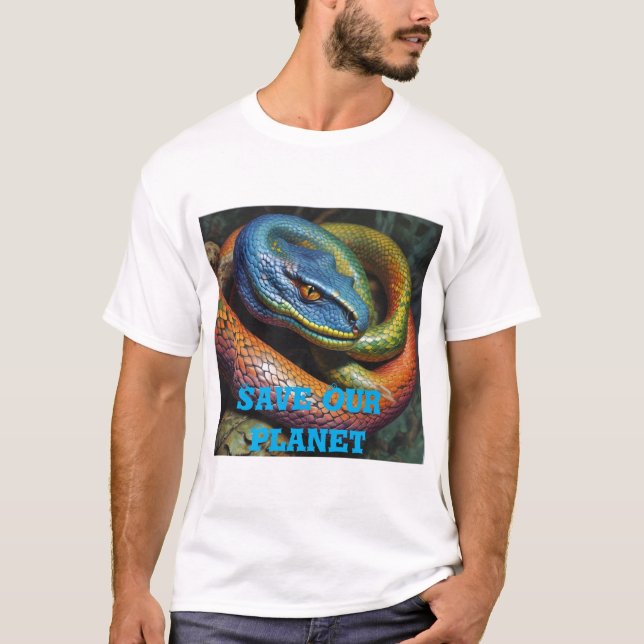 Camiseta Salve nosso planeta (Frente)