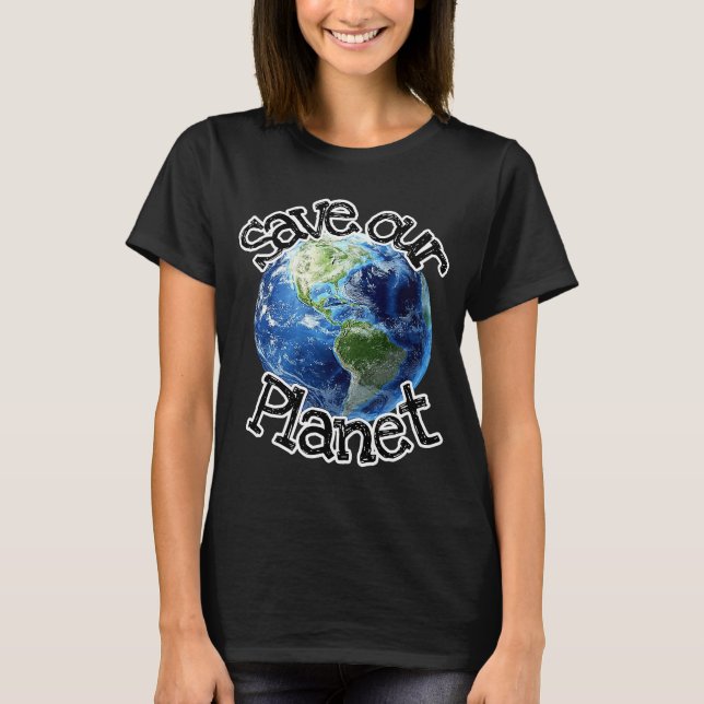 Camiseta Salve nosso planeta (Frente)