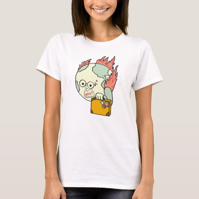 Camiseta Salve nosso planeta - Dia da Terra (Frente)