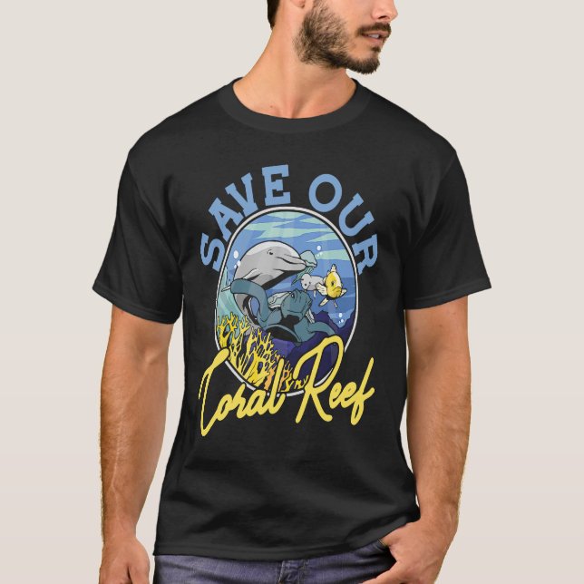 Camiseta Salve nosso recife de coral (Frente)