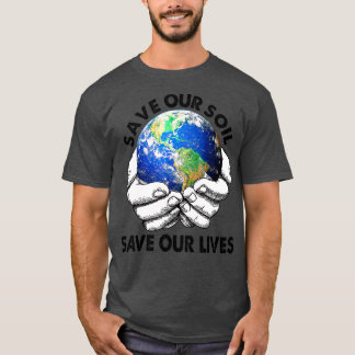 Camiseta Salve nosso solo Salve nossas Vidas no Aniversário