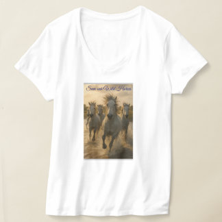Camiseta Salve nossos cavalos selvagens