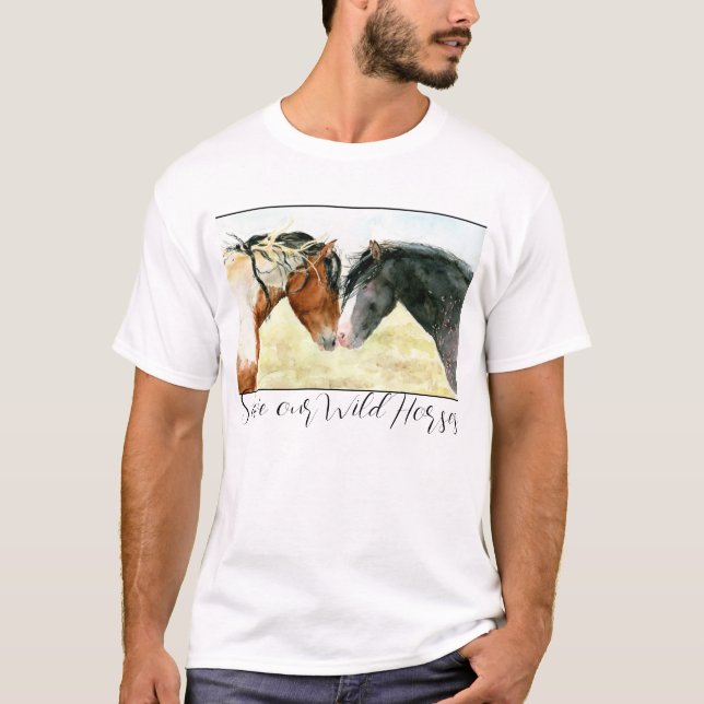 Camiseta Salve nossos Cavalos Selvagens (Frente)