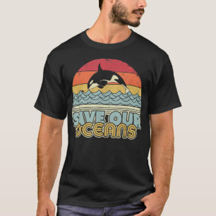 Camiseta Salve Nossos Oceanos, Orca Baleia