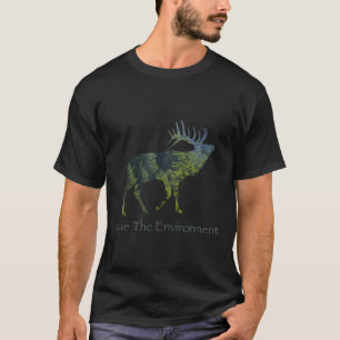 Camiseta Salve O Ambiente De Silhouette