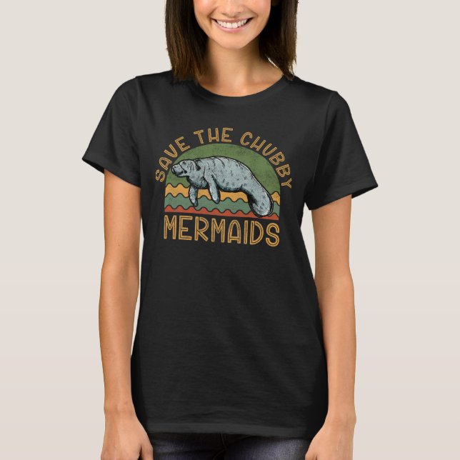 Camiseta Salve O Chubby Mermaids Lover (Frente)