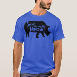 Camiseta Salve O Chubby Unicorn Funny Rhino Lover Gift Chr