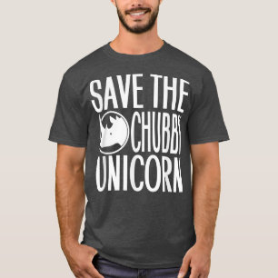 Camiseta Salve O Chubby Unicorn Rhino Lover & Gift