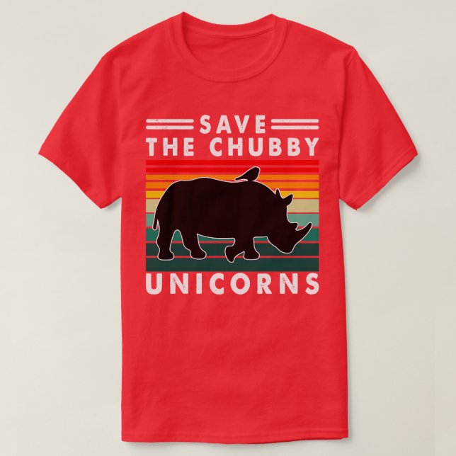 Camiseta Salve O Chubby Unicorns 8 (Frente do Design)