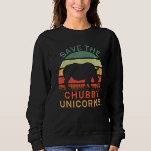 Camiseta Salve O Chubby Unicórns Engraçado Rhino Animal Rig