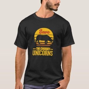 Camiseta Salve O Chubby Unicórns Rhino Rhinoceros Sunset V