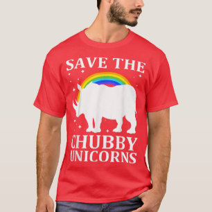 Camiseta Salve O Chubby Unicorns Vintage Funny Rhino Anima