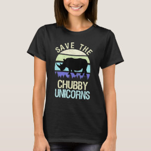 Camiseta Salve O Chubby Unicorns Vintage Rhino