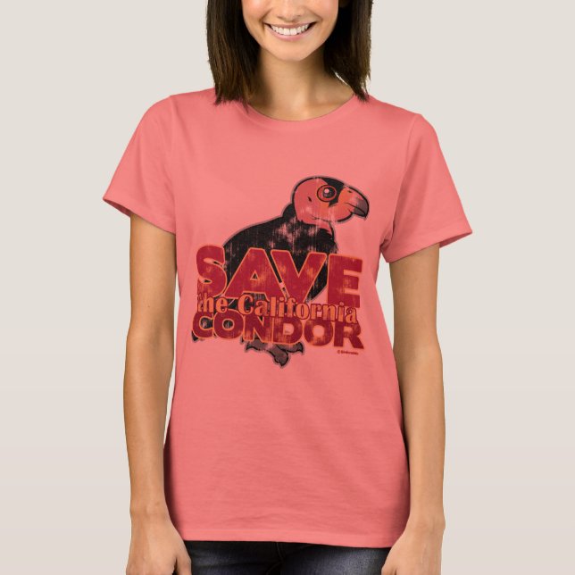 Camiseta Salve o Condor da Califórnia (Frente)